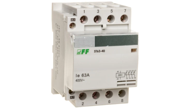 Stycznik modułowy 63A 4Z 0R 230V AC ST63-40