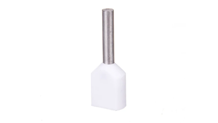 Końcówka tulejkowa izolowana HI 2X0,5/8 DIN E08KH-02020100201 /500szt/