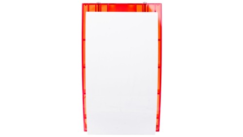 Sygnalizator optyczno-akustyczny, zewnętrzny, z czerwonym światłem LED, metalowa osłona SP-4001 R
