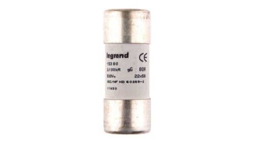 Wkładka bezpiecznikowa cylindryczna 22x58mm 80A gL 500V HPC 015380