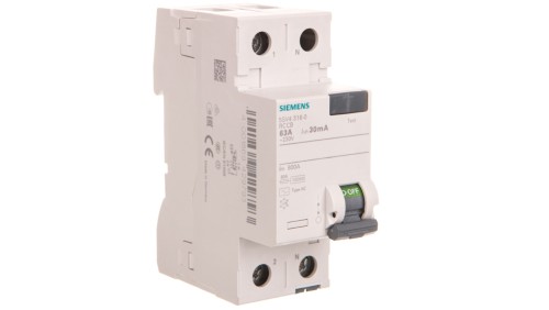 Wyłącznik różnicowoprądowy 2P 63A 0,03A typ AC 30mA 230V 5SV4316-0
