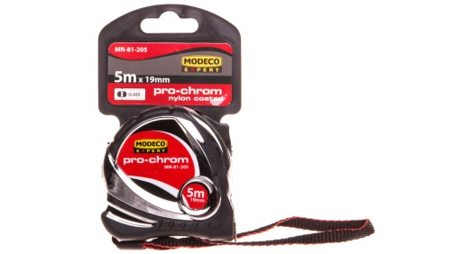 Miara zwijana 5 m x 19 mm Pro Chrom Modeco Expert MN-81-205 /1 szt./