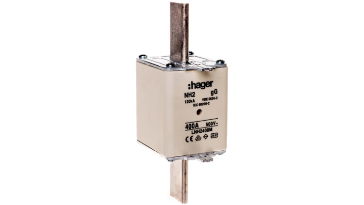 Wkładka bezpiecznikowa NH2 400A 500V gG LNH2400M