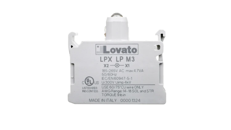 Lampka LED zielona fi 22mm 185-265V AC światło ciągłe LPXLPM3