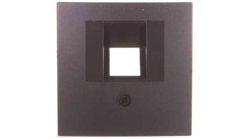 Berker/B.1/B.3/B.7 Glas Płytka czołowa pojedyncza do gniazda przyłączeniowego UAE antracyt 14071606