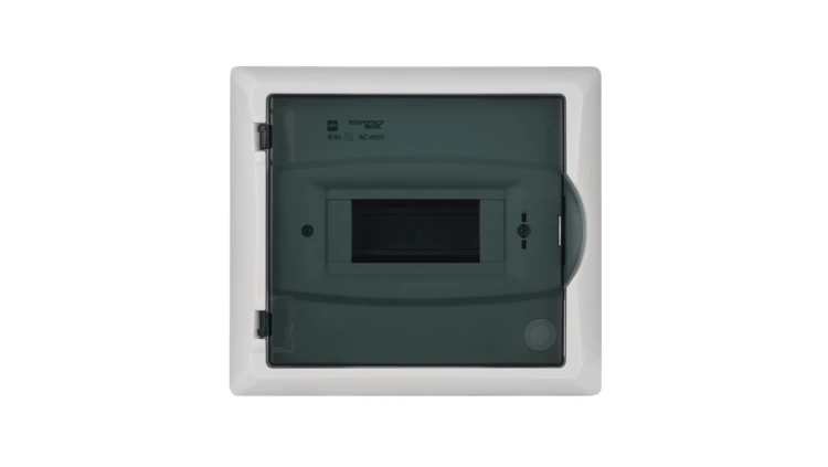 Rozdzielnica modułowa 1x6 p/t ECONOMIC BOX RP 1/6 drzwi transparentne (N+PE) IP40 2511-01