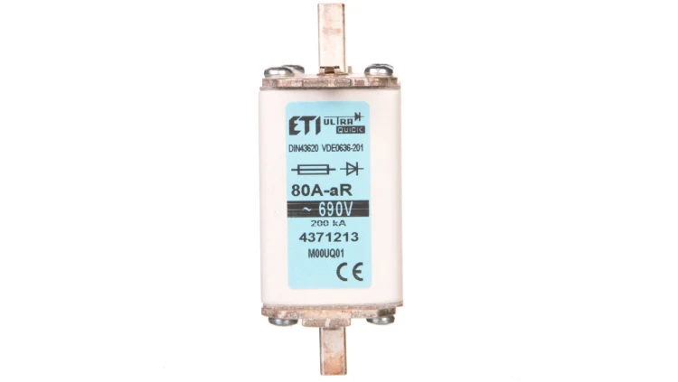 Wkładka bezpiecznikowa NH00 80A aR 690V 004371213
