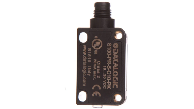 Czujnik fotoelektryczny 10-30V DC M8 4-pinowy PNP zadzałanie 0,1-0,5m S100-PR-5-C10-PK 950811210, 1-1YKNRE