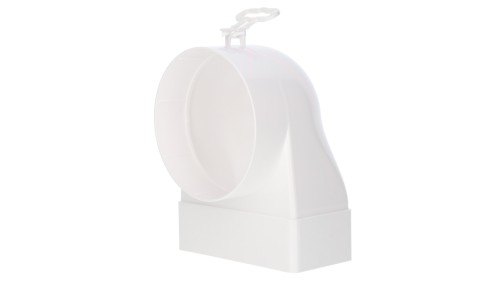 Kolano łącznikowe 90st. 60x120mm fi 103mm białe KP120-23