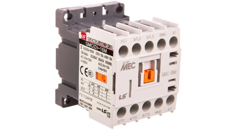 Ministycznik LS Electric GMC-16M, moc 7,5kW, 16A, 230VAC, 1A 1269027900 GMC-16M 230AC 1A