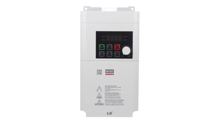 Przemiennik częstotliwości LS Electric M100, 1-fazowy, moc 2,2kW, komunikacja Modbus 66430012 LV0022M100-1EOFNA