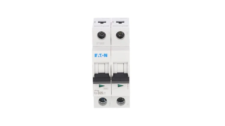 Wyłącznik nadprądowy 2P D 25A 6kA AC PL6-D25/2 286581