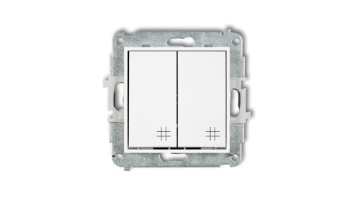 Mechanizm łącznika podwójnego krzyżowego biały MWP-66