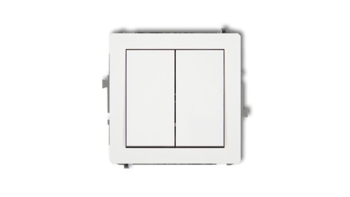 DECO Mechanizm łącznika świecznikowego, biały mat 25DWP-2
