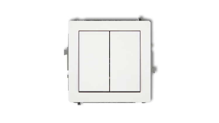 DECO Mechanizm łącznika świecznikowego, biały mat 25DWP-2