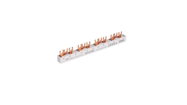 Szyna prądowa łączeniowa - widełkowa 3-fazowa 80A 12 modułów 16 mm² 81994006