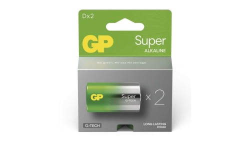 Bateria alkaliczna LR20 / D 1,5V SUPER 2PP /2szt./ B01412