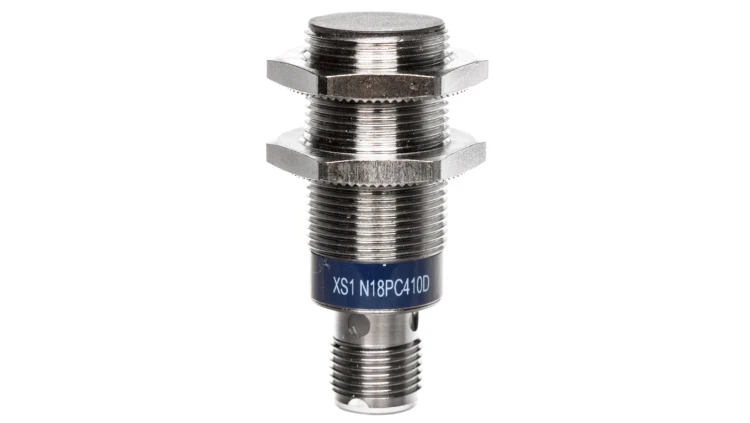 Czujnik indukcyjny M18 5mm 12-24V DC PNP 1Z 1R M12 4-piny XS1N18PC410D