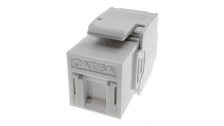 Gniazdo keystone RJ45 beznarzędziowe UTP kat. 6A Q-LANTEC