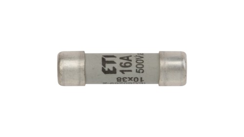 Wkładka bezpiecznikowa cylindryczna 10x38mm 16A GG 500V HPC 013316
