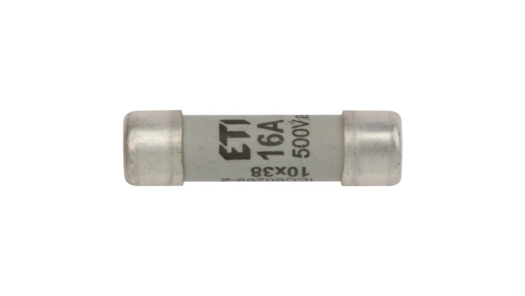 Wkładka bezpiecznikowa cylindryczna 10x38mm 16A GG 500V HPC 013316