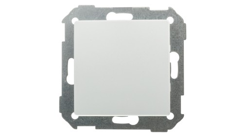 Simon 82 Zaślepka z mostkiem metalowym biała 82800-30