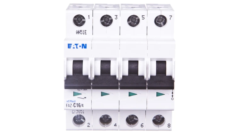 Wyłącznik nadprądowy 4P C 16A 15kA AC FAZ C16/4 279061