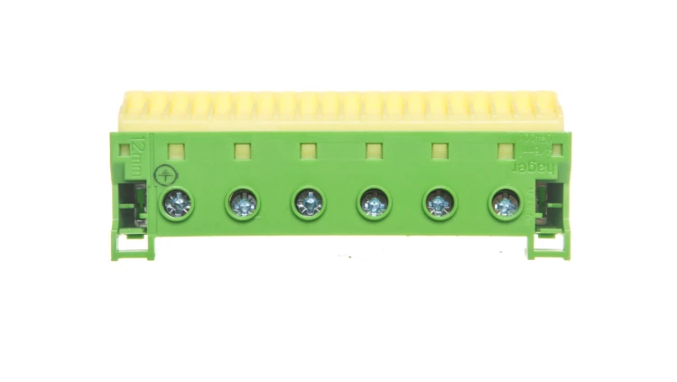 Blok samozacisków 63A QC zielony 26 przyłączy 33x105x105mm KN26E