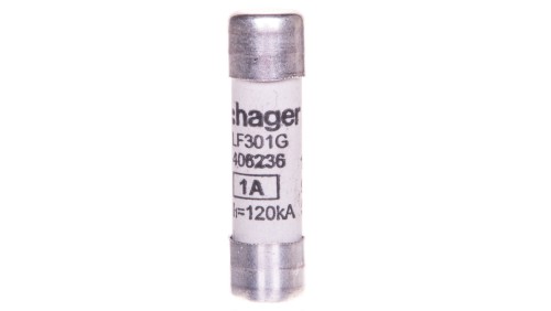 Wkładka topikowa cylindryczna BiWtz 10x38 mm gG 1A 500V AC LF301G /10szt./