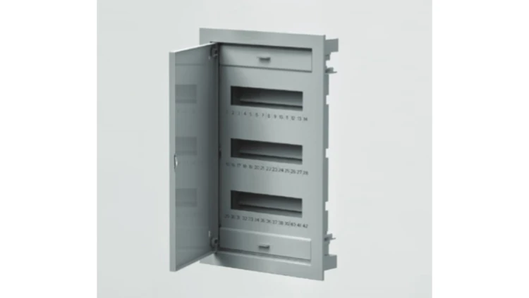Rozdzielnica modułowa 3x12 podtynkowa RO-3 z metalowymi drzwiami IP40 (z N+PE) C.1536