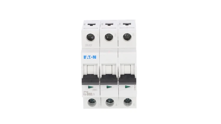 Wyłącznik nadprądowy 3P D 32A 6kA AC PL6-D32/3 286616