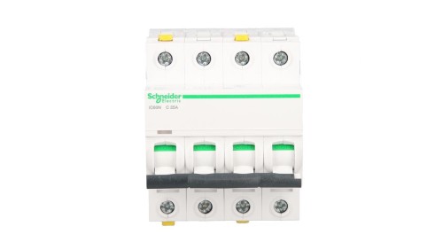 Wyłącznik nadprądowy 4P C 25A 6kA AC iC60N-C25-4 Acti9 A9F04425