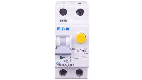 Wyłącznik różnicowo-nadprądowy 2P 16A C 0,03A typ AC PKNM 16/1N/C/003 236212
