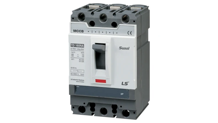 Wyłącznik kompaktowy LS Electric 3polowy In=160A wersja rozłącznikowa 0102018100 TD160NA DSU160A3