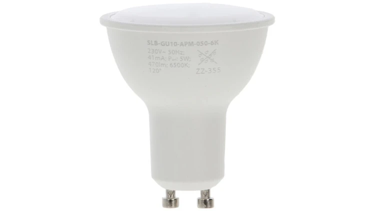 Żarówka LED Samsung Inside 230V GU10 5W 470LM 6500K 120ST D84-SLB-GU10-APM-050-6K