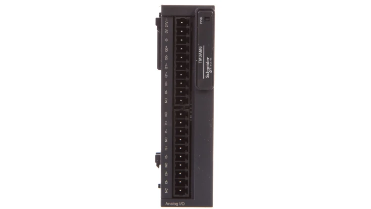 Moduł 4-wejścia 2-wyjścia analogowe Modicon TM3-4I/2O TM3AM6