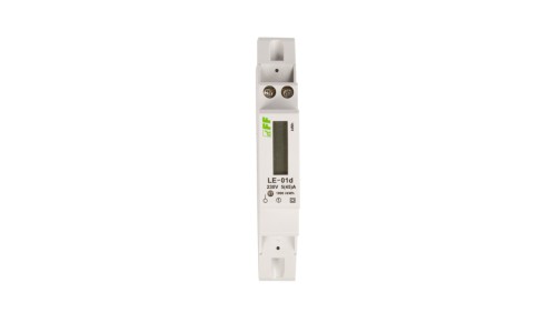 Licznik energii elektrycznej zgodność z MID 1-fazowy 5/45A 230V z wyświetlaczem LCD LE-01D