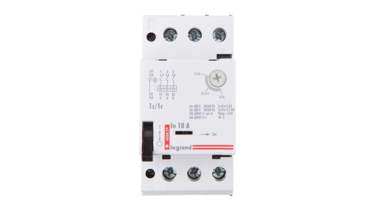 Wyłącznik silnikowy 3P 4kW 6,3-10A M 250 1R/1Z 10 606829