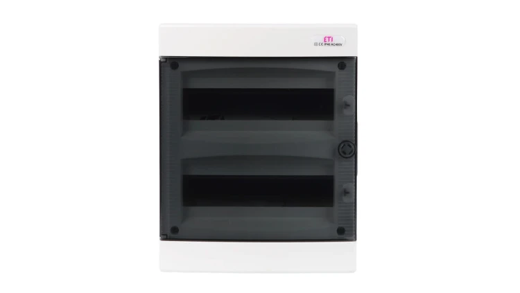 Rozdzielnica modułowa 2x12 podtynkowa /transparentna/ IP40 ECM24PT-S DIDO 001101075