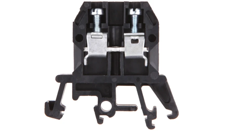 Złączka szynowa 2-przewodowa 4 mm2 czarny ZUG-G4 A11-0103