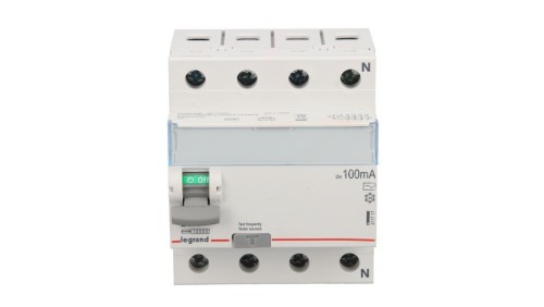 Wyłącznik różnicowoprądowy 4P 25A 0,1A typ AC P304 TX3 411717