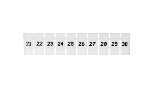 Oznacznik do złączek EZU-5/21-30 biały R34RR-07060001410 /100szt/