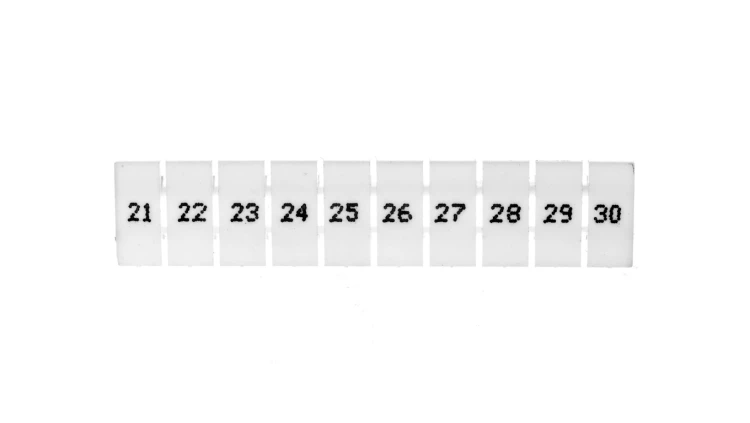 Oznacznik do złączek EZU-5/21-30 biały R34RR-07060001410 /100szt/