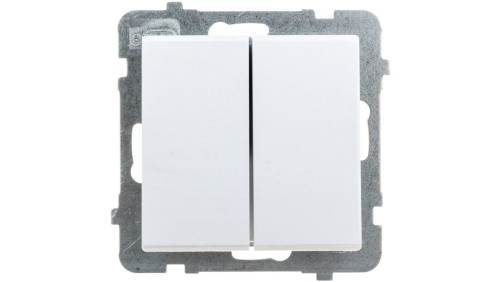 SONATA Łącznik schodowy podwójny biały ŁP-10R/m/00