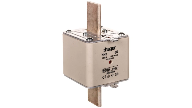 Wkładka bezpiecznikowa NH3 500A 500V gG LNH3500M