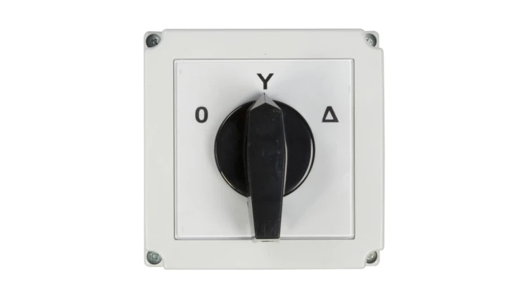 Łącznik krzywkowy gwiazda-trójkąt 3P 63A w obudowie 4G63-12-PK R214 63-840591-051