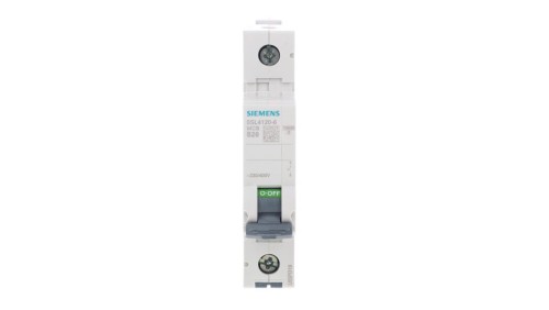 Wyłącznik nadprądowy 1P B 20A 10kA AC SENTRON 5SL4120-6