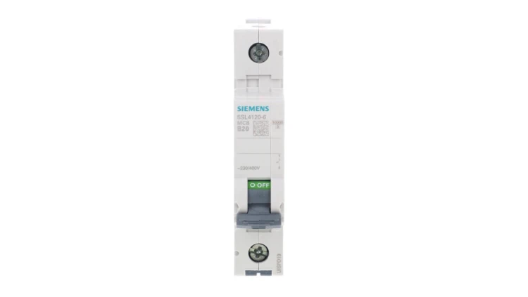 Wyłącznik nadprądowy 1P B 20A 10kA AC SENTRON 5SL4120-6