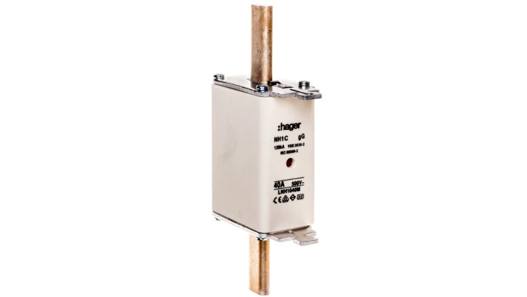 Wkładka bezpiecznikowa NH1C 40A 500V gG LNH1040M