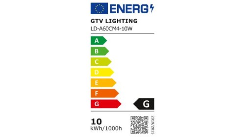 Żarówka LED E27 A60 10W 810lm 4000K z czuj. mikrofal. i zmierzch. AC220-240V 200st. LD-A60CM4-10W